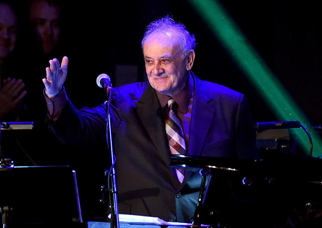 LOS ANGELES, CA - APRIL 01: Composer/musician Angelo Badalamenti performs onstage during the David Lynch Foundation's DLF Live presents "The Music Of David Lynch" at The Theatre at Ace Hotel on April 1, 2015 in Los Angeles, California. (Photo by Kevin Winter/Getty Images)