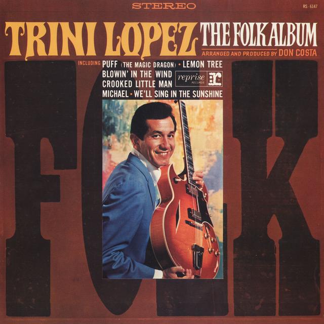 Trini Lopez, THE FOLK ALBUM cover