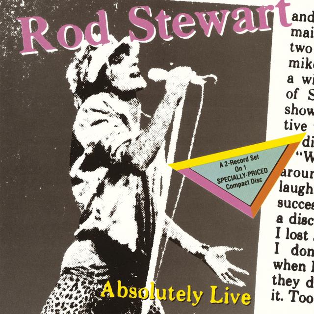 Rod Stewart ABSOLULTELY LIVE Cover