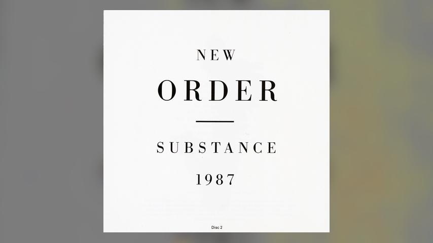 New Order SUBSTANCE Coveer
